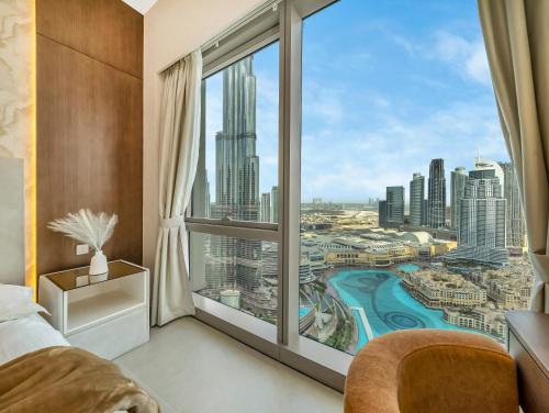 Skyline Serenity Holiday Home I Crown Jewel 2 Bedroom Apartments I Iconic Burj Khalifa and Fountain Views I Free Parking, Gym, Pool, Wi-Fi and PS5, Dubái (foto 4)