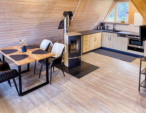 Konyha, Finnhütte Seenland (Finnhutte Seenland) in Wustrow