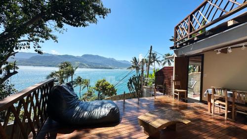 ทัศนียภาพ, Chale Jabuticabeira com Wi-Fi e vista para o mar in หาดปอร์ติงโย