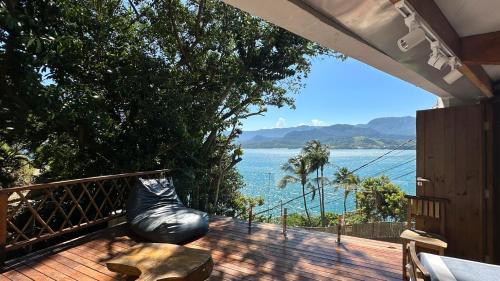 ทัศนียภาพ, Chale Jabuticabeira com Wi-Fi e vista para o mar in หาดปอร์ติงโย