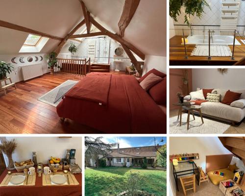 Suite avec salon privé, option petit-déjeuner chambre d'hôte La Grande-Paroisse