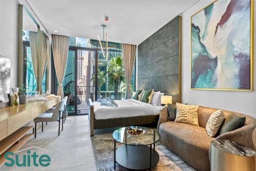 Vibrant & Exclusive Pool View Studio in Autograph, Dubaj