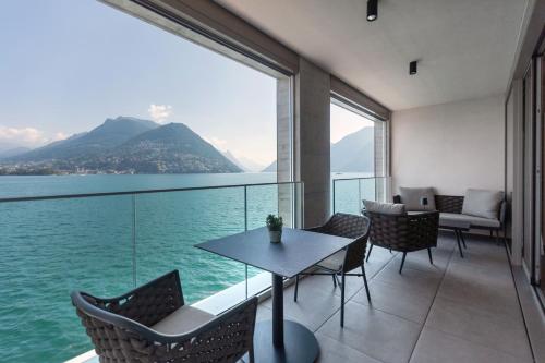 Balkon/terasa, Residenza Du Lac in Paradiso
