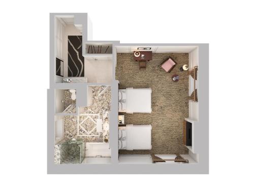 Deluxe Interior View Room, 2 Double Beds