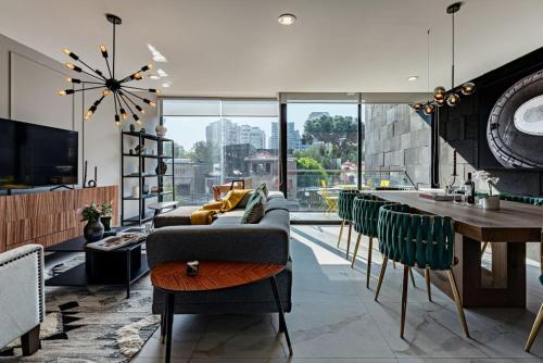 Stylish 2 Apartment Oasis with Private Balconies