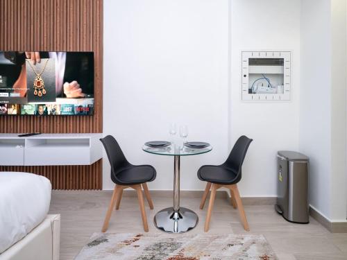 Sleek Studio in Azizi Riviera Modern and Cozy Stay, Dubái (foto 7)