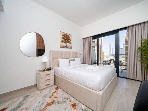 Sleek Studio in Azizi Riviera Modern and Cozy Stay, Dubái (foto 6)