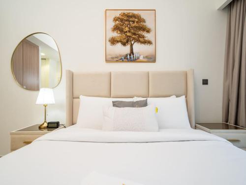 Sleek Studio in Azizi Riviera Modern and Cozy Stay, Dubái (foto 5)
