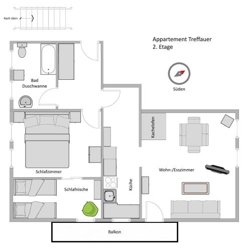 Apartment with Balcony