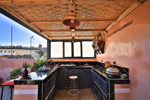 מטבח, Riad Fes la Mama in פס