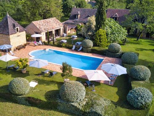 Apkārtne, Les Granges Hautes, maisons de vacances, proches de Sarlat avec piscine, parc, in Saint-Crépin-et-Carlucet