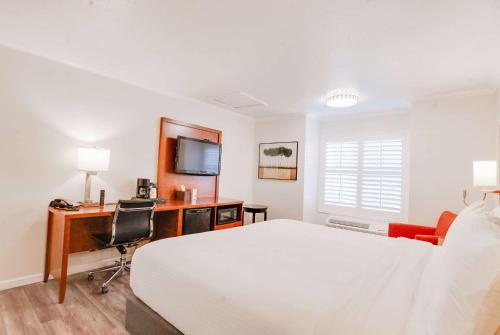 Ramada by Wyndham Mountain View Room Type - King Room with Roll-in Shower - Mobility and Hearing Access/Non-Smoking Ramada by Wyndham Mountain View Room Type - King Room with Roll-in Shower - Mobility and Hearing Access/Non-Smoking