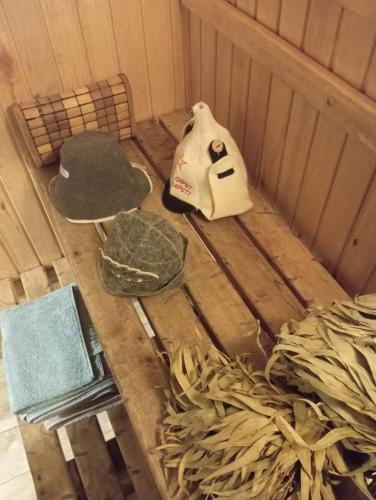 Sauna, Atpūtas māja Liepalejas (Atputas maja Liepalejas) in Ķeipene
