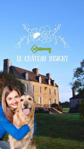 French charm at chateau isigny, dog & family friendly, near Mont Saint-Michel chambre d'hôte Le Mesnil-Thébault