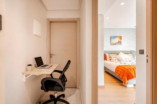 Studio Cosy, corniche à 2 min , Parking , Netflix, Casablanca (fotografie 7)
