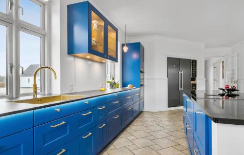 Kitchen, Beautiful Home In Rødding With Wifi in Rodding