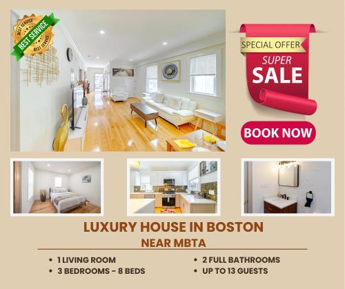 82 - 3BR Boston - Stylish Stay near MBTA image