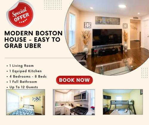 30-1 - 4BR Boston - Cozy Apt near Geneva Cliffs