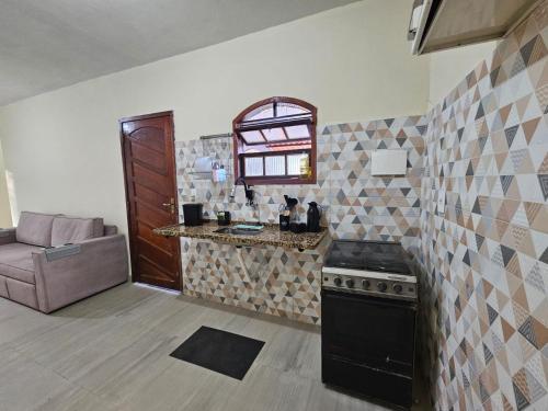 ห้องครัว, Casa Recanto do Sol in ชารดิงโมราดาดาอัลเดยา