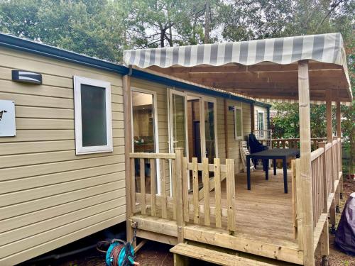 Mobile home in the Bay of Bonne Anse Plage La Palmyre gîte à louer Forêt Domaniale de la Coubre