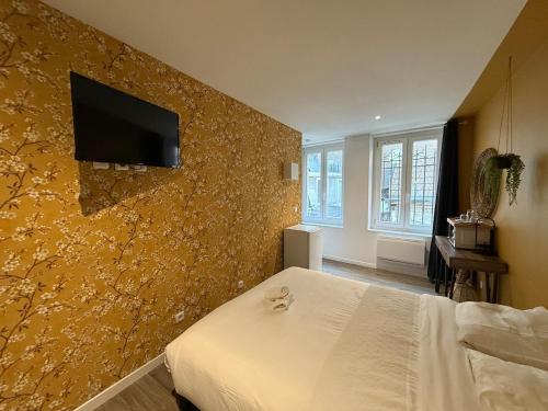 Suite Jaune #4#- Douceur & confort-self check-in in รูเบ