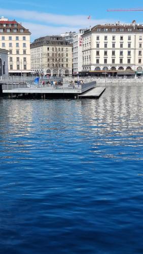 Blue-Lake View in Genf, Schweiz