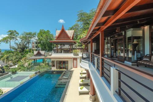 Villa Gecko with sea view pool, walk to Beach & Restaurants