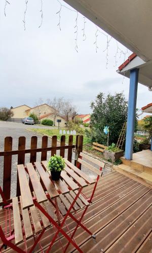Kilátás, T2 Neuf indépendant-8min de Lyon - Parking privé -Terrasse (T2 Neuf independant-8min de Lyon - Parking prive -Terrasse) in Irigny