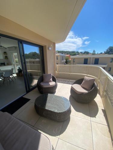 Kilátás, Le Refuge du Plongeur - Appartement in Saint Mandrier Sur Mer