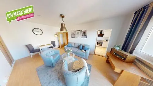 Urban gelegenes Apartment mit WLAN in Chemnitz, Deutschland