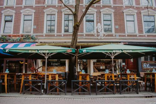 Exterior view, King Kong Hostel in Rotterdam