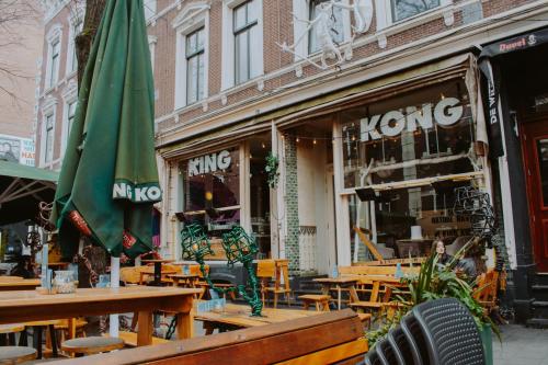 Exterior view, King Kong Hostel in Rotterdam