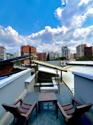 ระเบียง/ชานเรือน, Baum Loft Santa Rita 303 in โกมูนา 1
