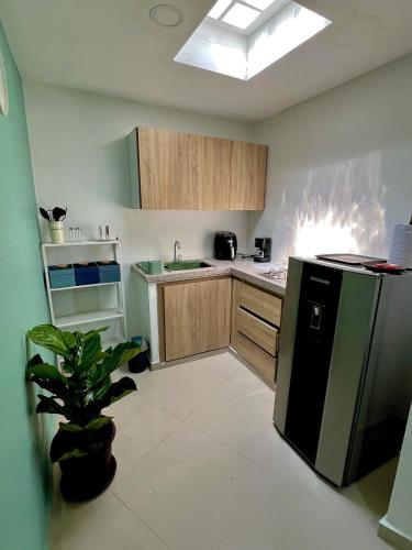 ห้องครัว, Baum Loft Santa Rita 303 in โกมูนา 1