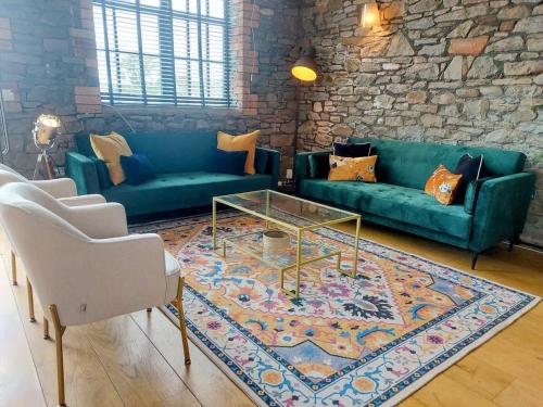 Converted factory loft apartment