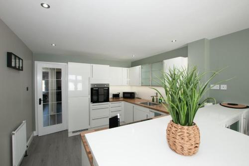 кухня, Penthouse River View near Edinburgh in Saint Davids