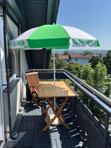 Erkély/terasz, Mountainview - Kempten Stadtnahe 2 Zi Whg in Mariaberger
