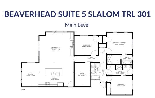 Beaverhead Suite 5 Slalom Trl 301 in Big Sky, USA