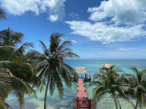 Oceanfront Private Pier Pool Garden Terrace 3BR house, Cancún
