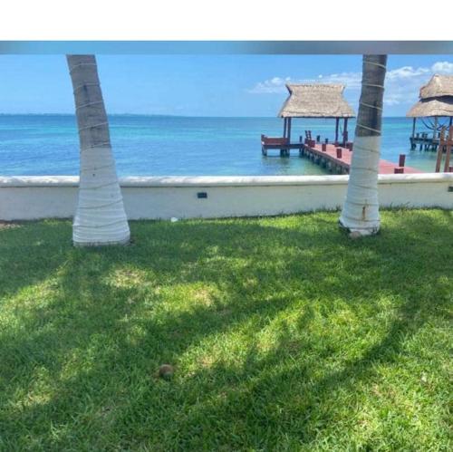 Oceanfront Private Pier Pool Garden Terrace 3BR house, Cancún (photo 6)