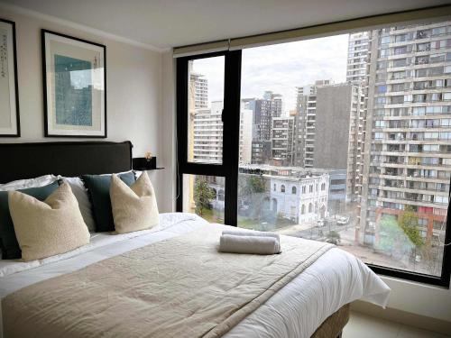 HOM I Acogedor y Luminoso Depto 1D1B 2PAX Santiago