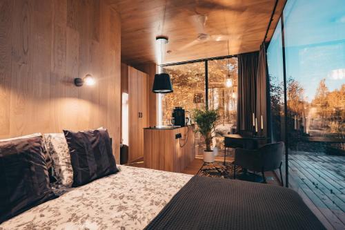 A szálláshely kívülről, Mimpi Experience Peegelmajad in Saaritsa