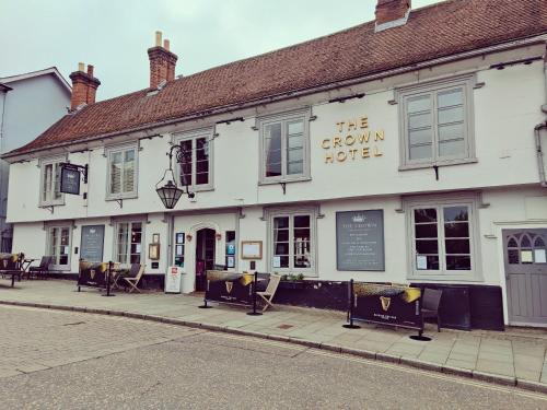 A szálláshely kívülről, The Crown Hotel in Framlingham
