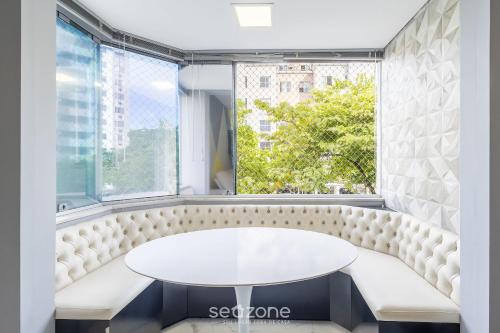 Balcony/terrace, Conforto e estilo no Itacorubi, em Floripa APC0207 in Itacorubi