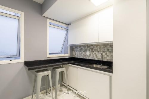 Kitchen, Conforto e estilo no Itacorubi, em Floripa APC0207 in Itacorubi