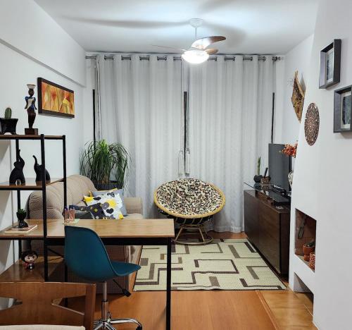 Comfortable apartment in the center, with a garage and 24-hour concierge, Serra Negra