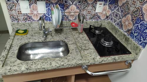 ห้องครัว, LAGOA QUENTE FLATS in ซานตาลากัว เกนเต