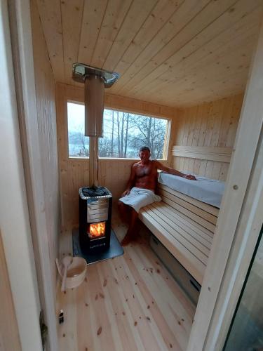 Sauna, Siedlisko Kromienice in Krzywe (Mragowo)
