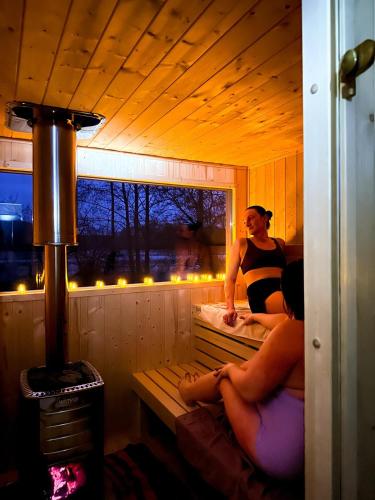 Sauna, Siedlisko Kromienice in Krzywe (Mragowo)
