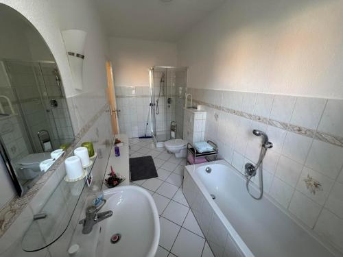 Shower, Ferienwohnung Lucky in Kleinbartloff